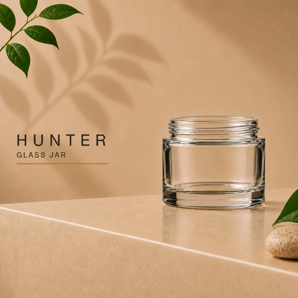 Hunter Glass Jar