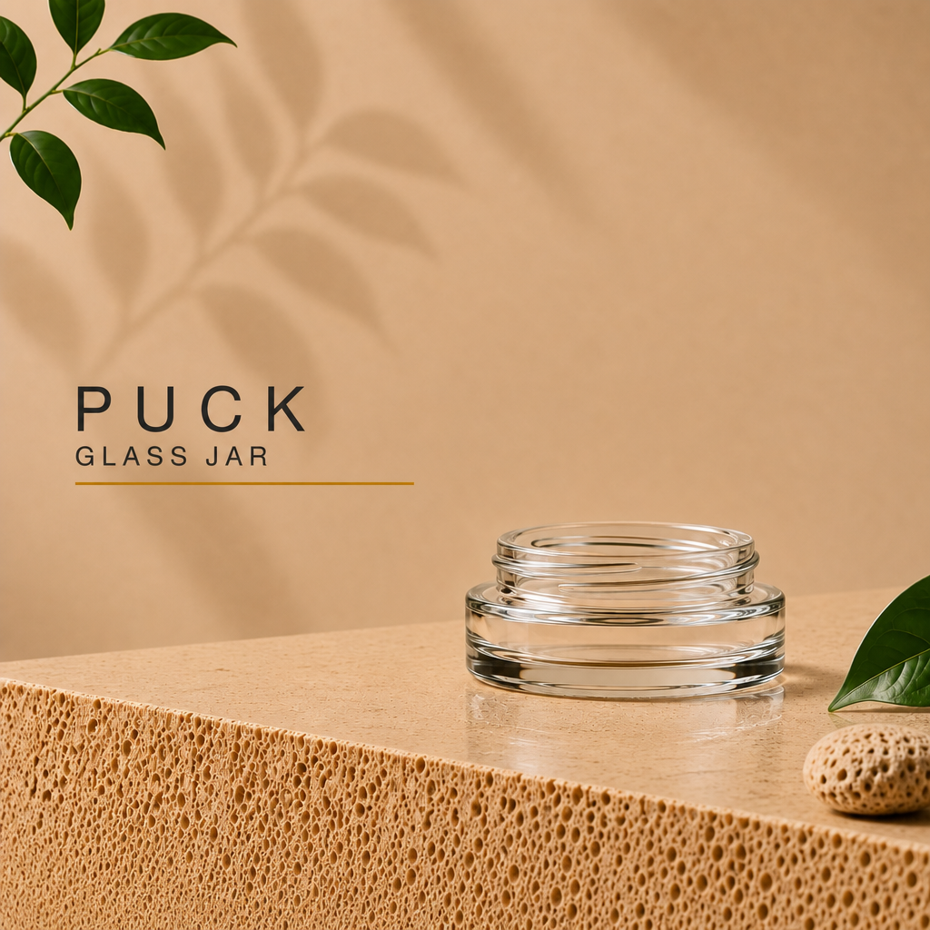 Puck Glass Jar