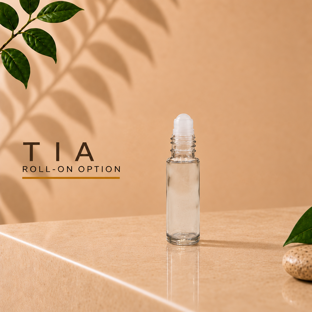 Tia Glass Bottle (Roll-on Option)