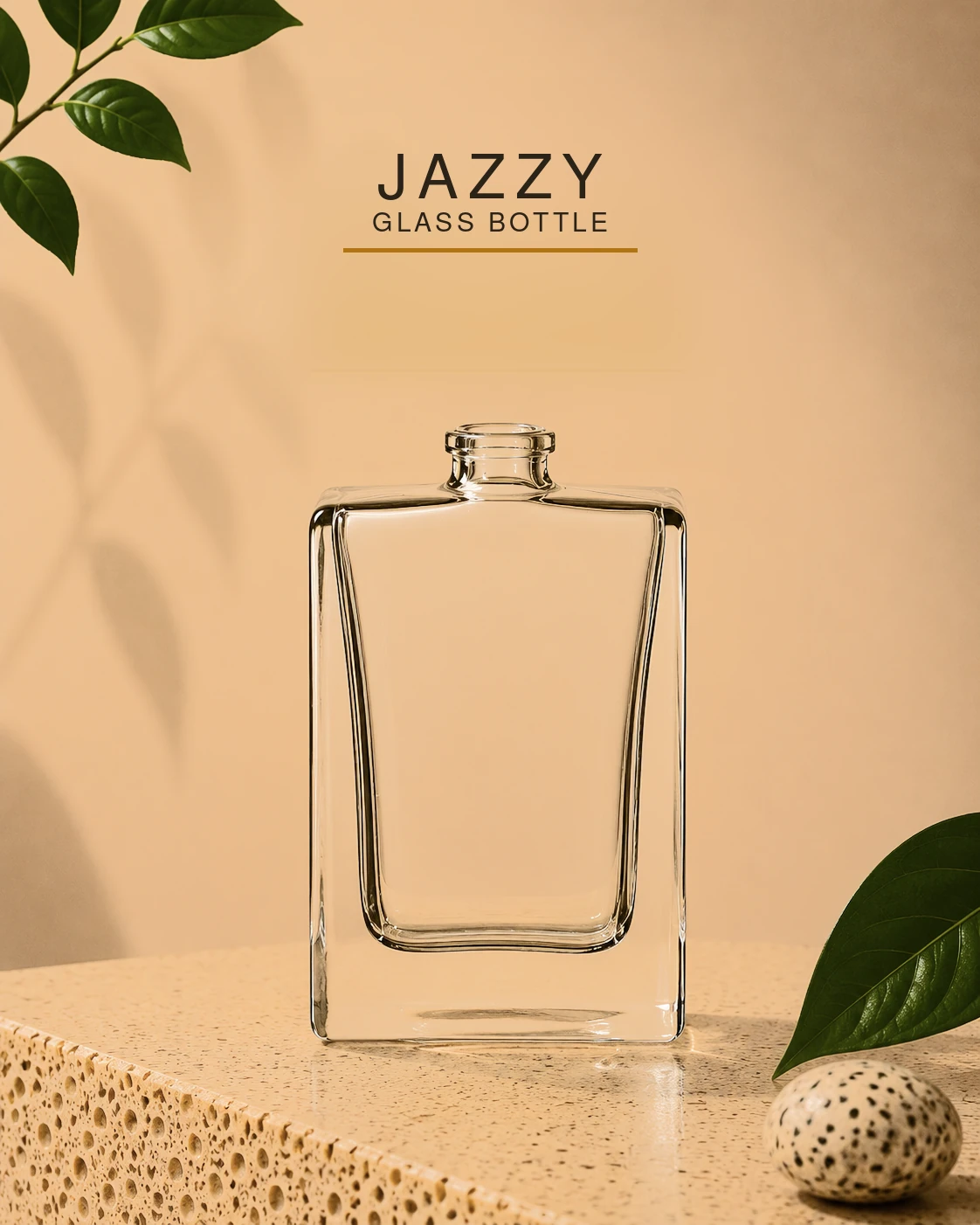 Jazzy Glass Bottle