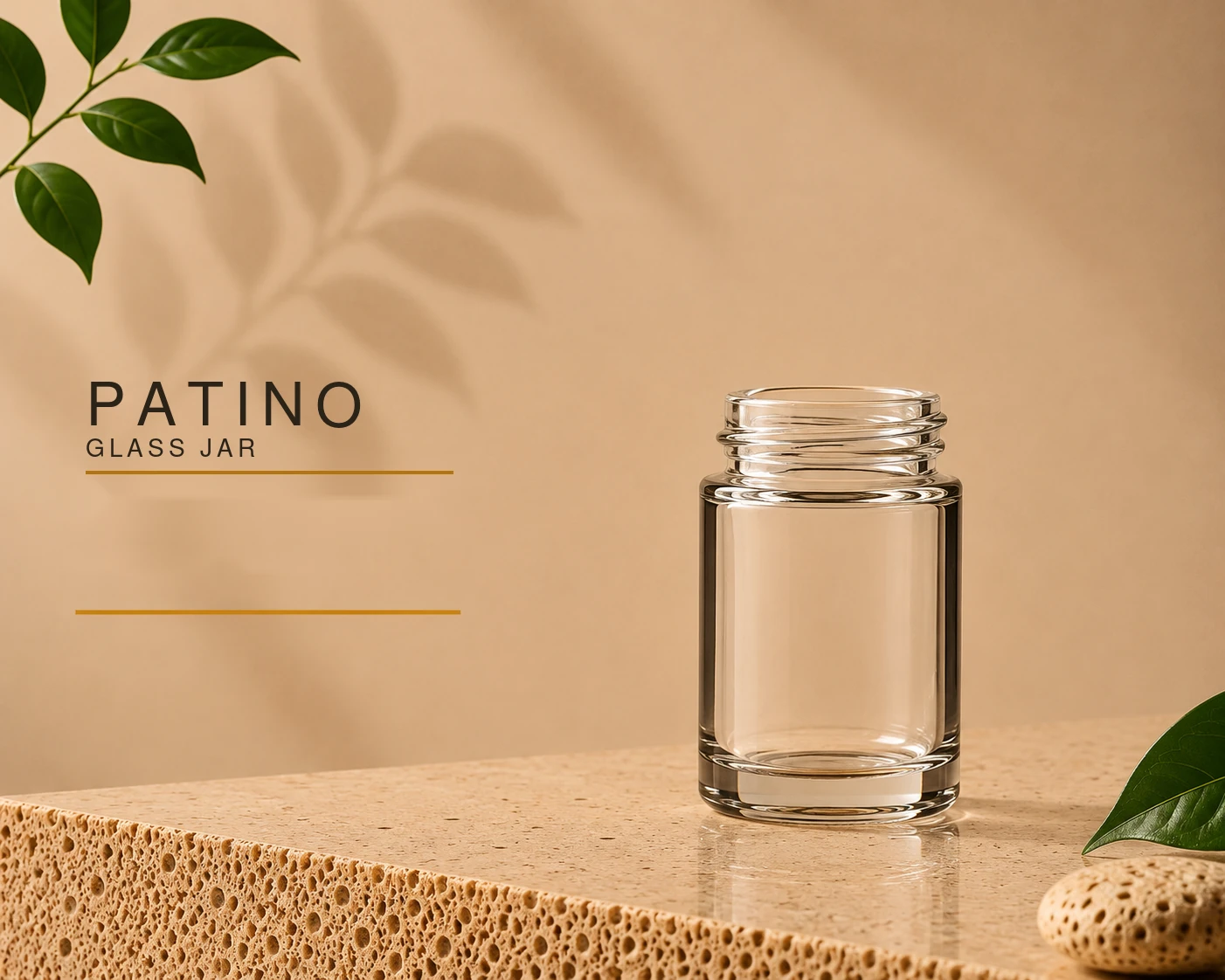 Patino Glass Jar