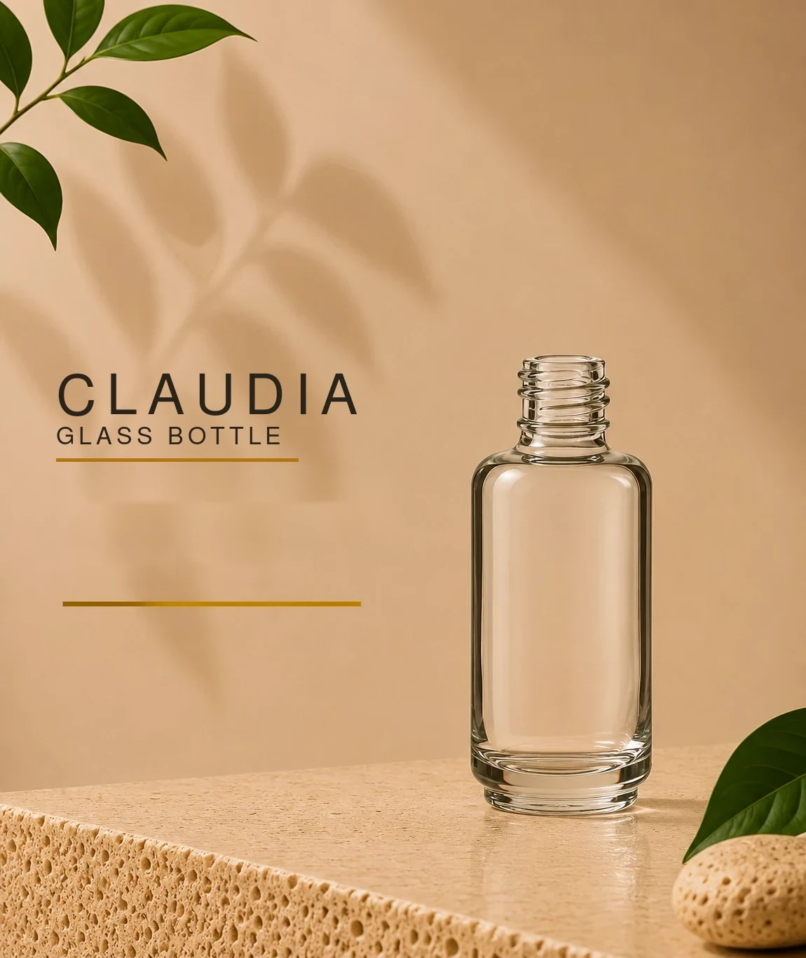 Claudia Glass Bottle