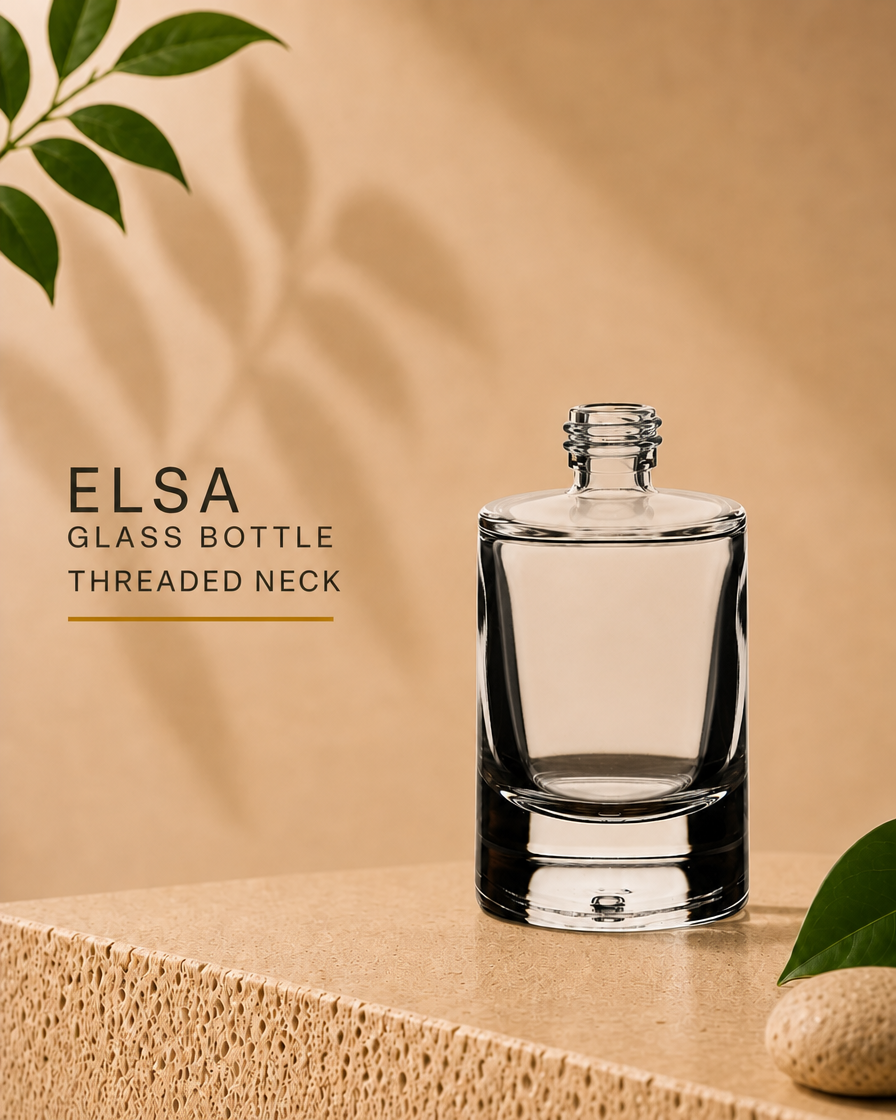 Elsa Glass Bottle (Threaded)