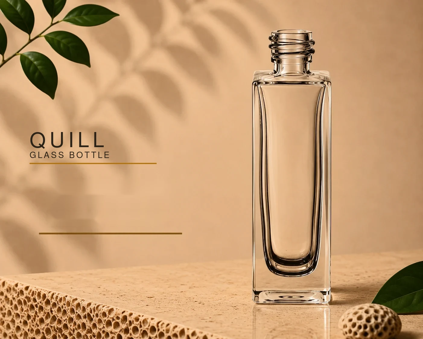 Quill Glass Bottle