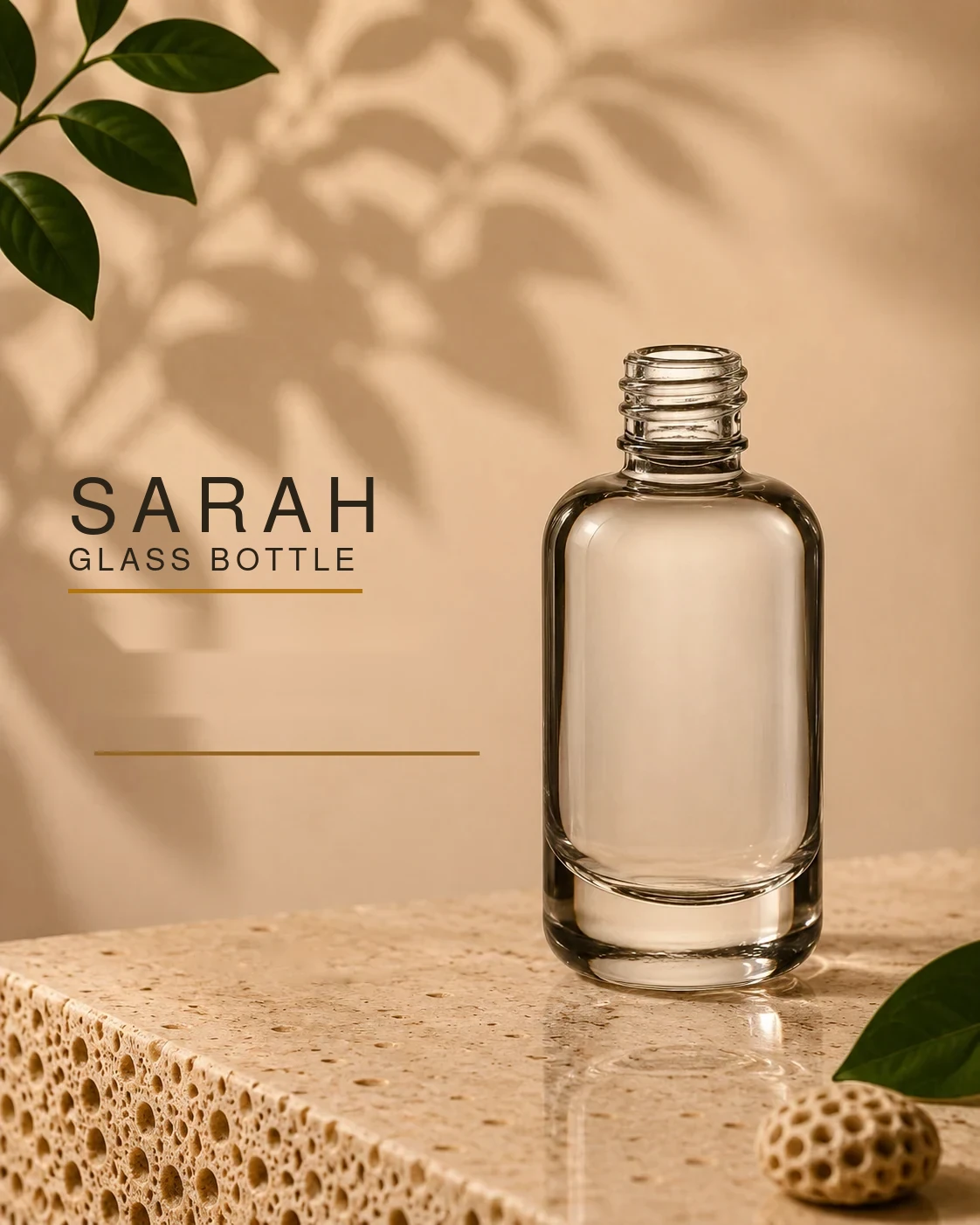 Sarah Glass Bottle