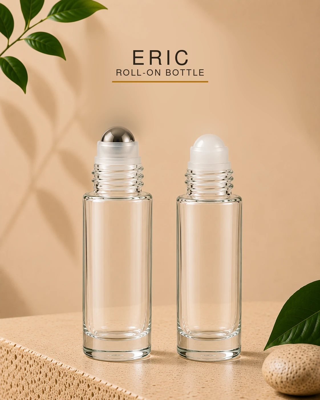 Eric Glass Roll-on Bottle