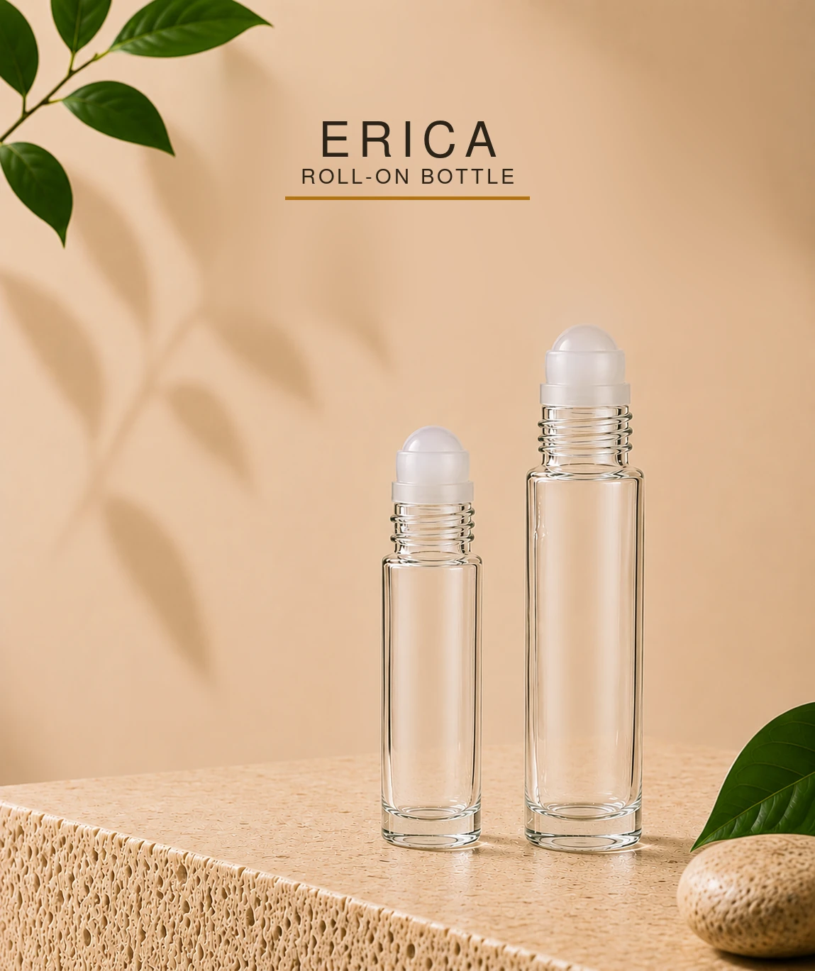 Erica Glass Roll-on Bottle